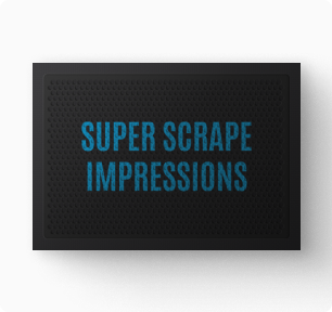 SuperScrape Impressions Floor Mat